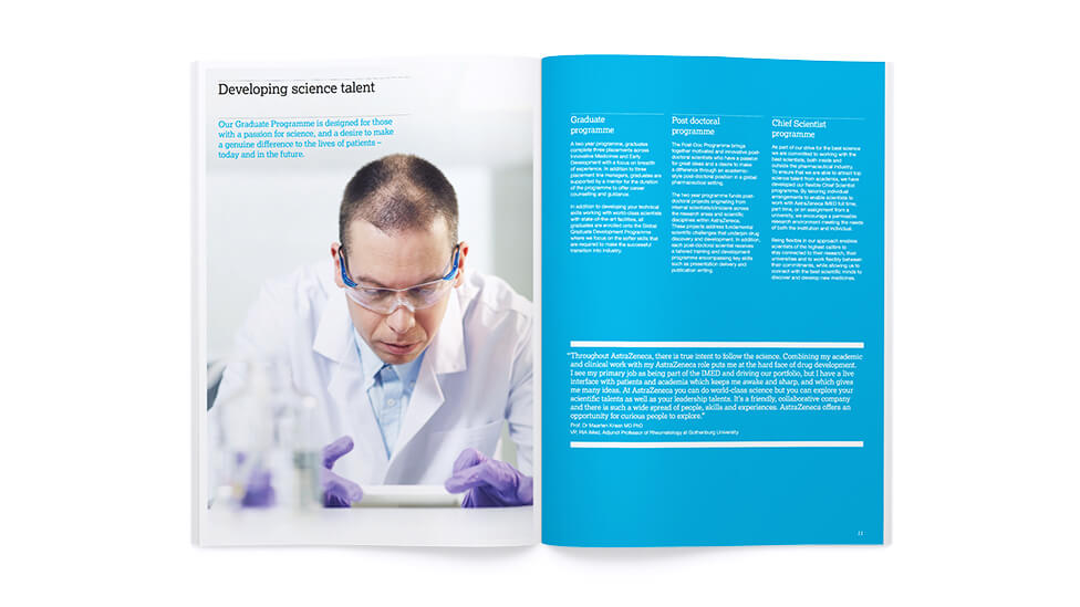 Science brochure design