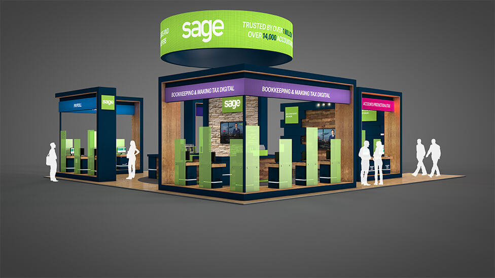 Trade show stand