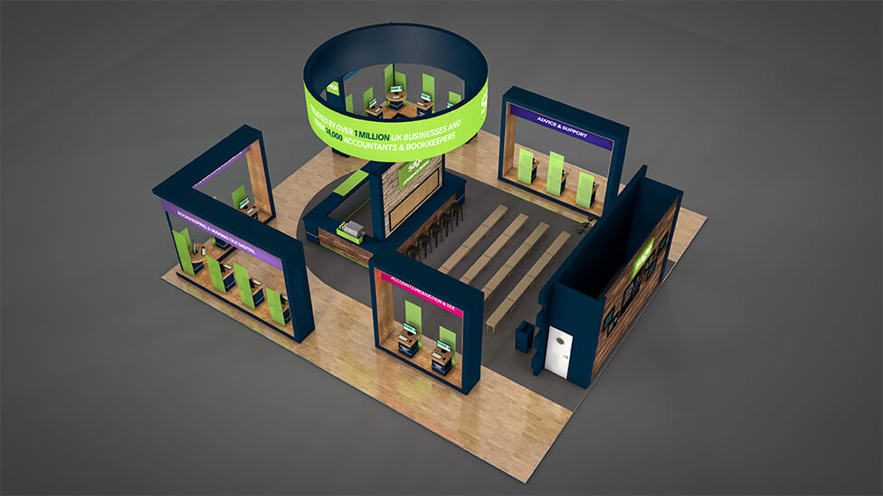 Trade show stand