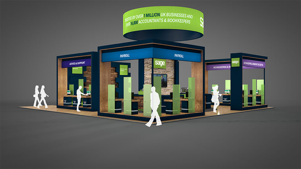 Trade show stand