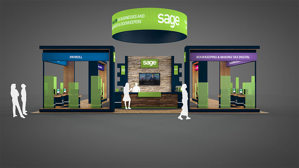 Trade show stand