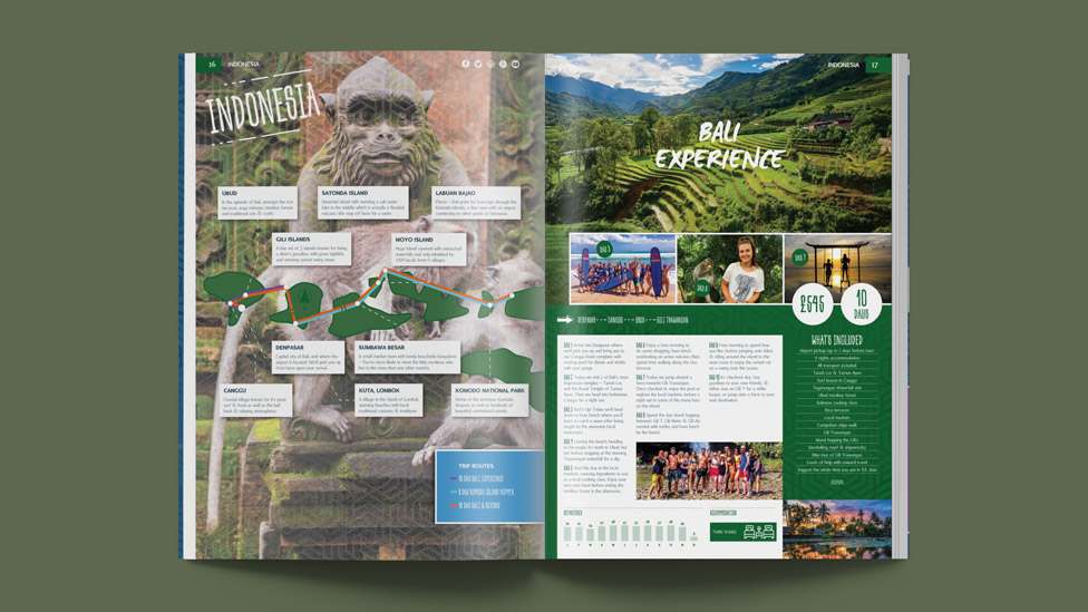 travel brochure design