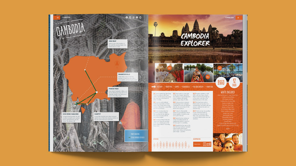 travel brochure design