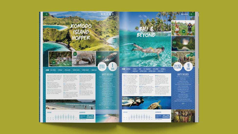 travel brochure design