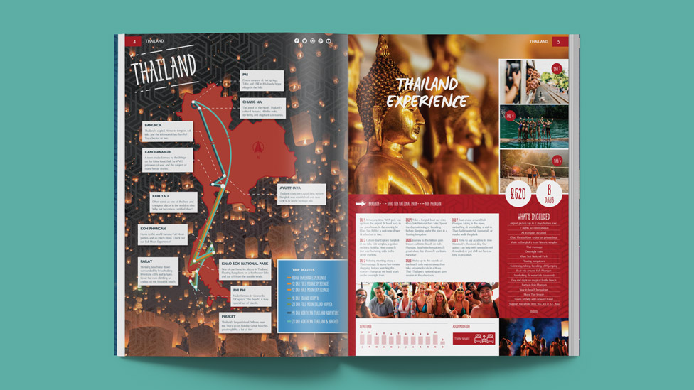 travel brochure design