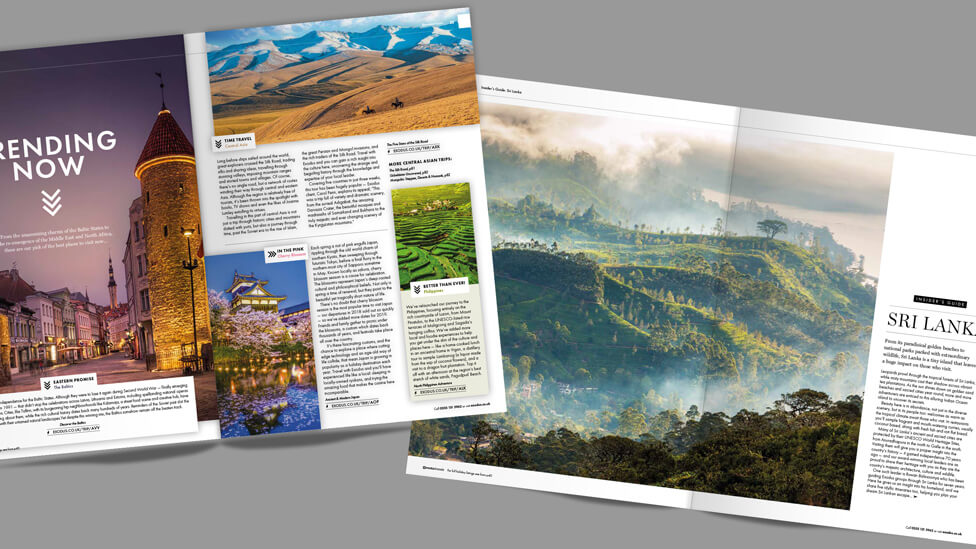 Travel brochures