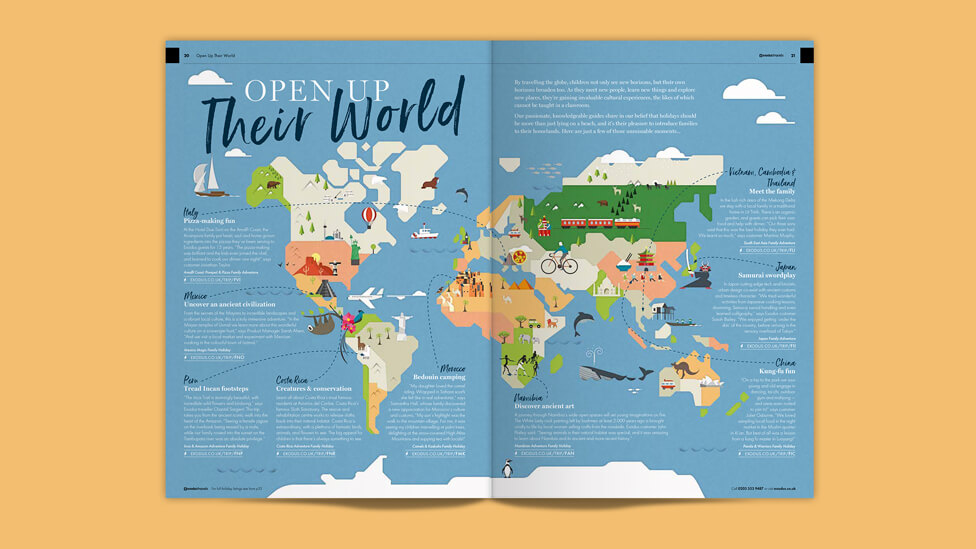 Travel brochures