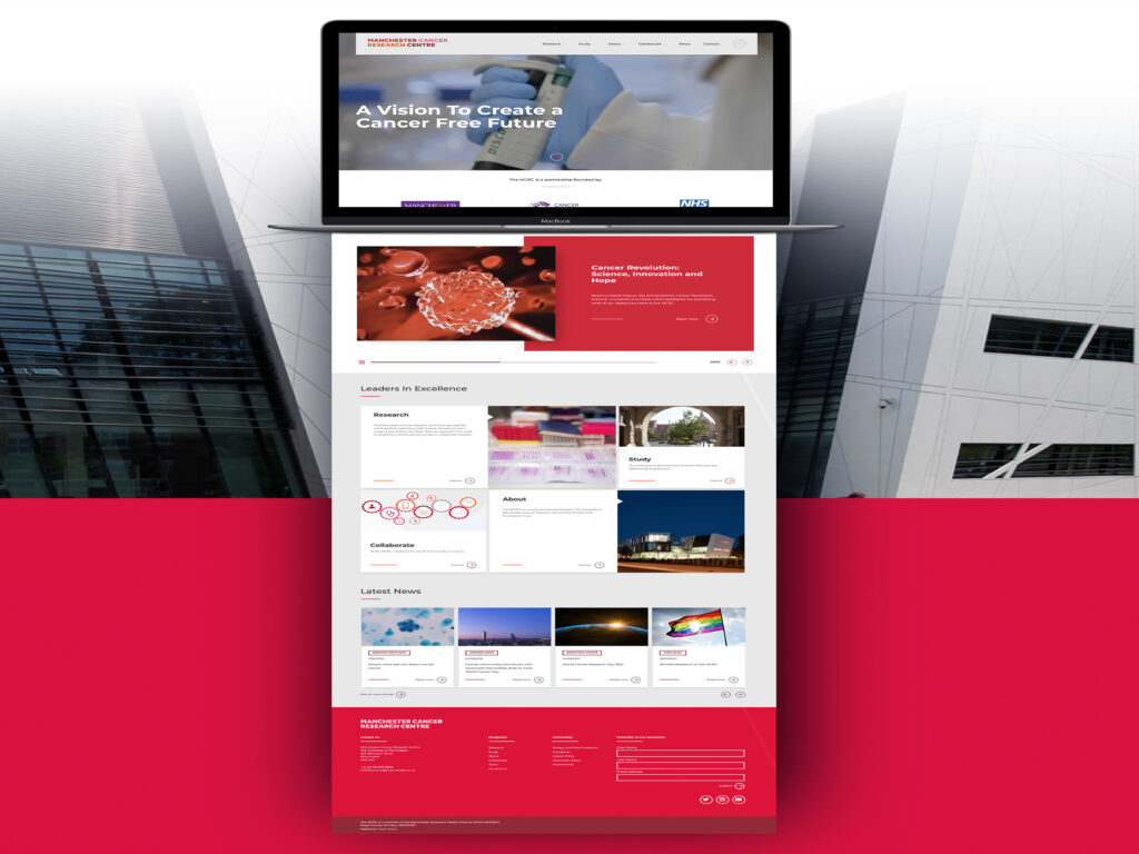 MCRC – Website redesign