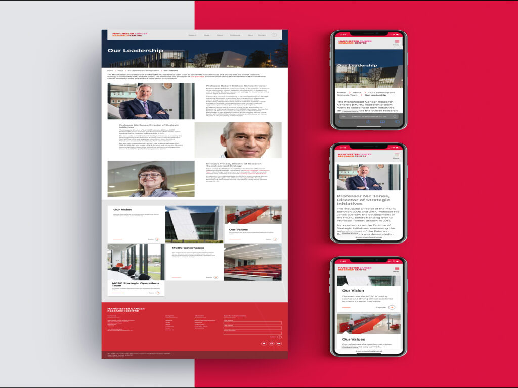 MCRC – Website redesign